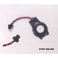 CR2016 2-wire 2-hole black port notebook motherboard battery CMOS battery 3V BIOS battery with cable