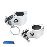 316 Stainless Steel Pin Type Pipe Clamp Yacht Awning with Lock Pin Pipe Connector Marine Hardware Ac