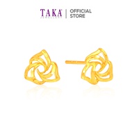 TAKA Jewellery 999 Pure Gold Earrings