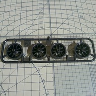 TAMIYA 95412 CARBON PA-CF 5 Y-SPOKE WHEELS ORIGINAL LOOSEPART