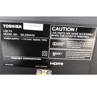 50L2300VM Toshiba 50" Mainboard / Powerboard / T-Con board / Inverter board / T-Con Cable