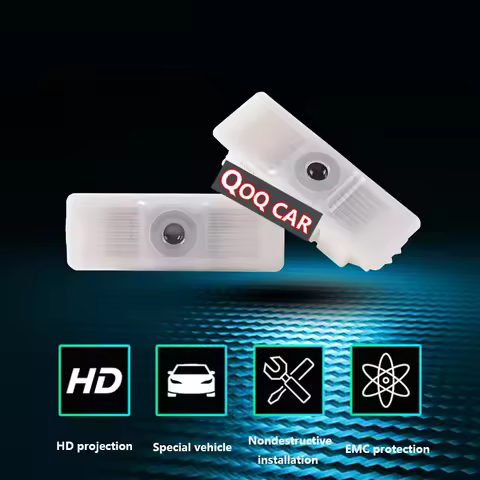 For MINI COOPER Union Jack Emblem One JCW R55 R61 R60 F56 F57 Led Car Door Logo Welcome Shadow Light