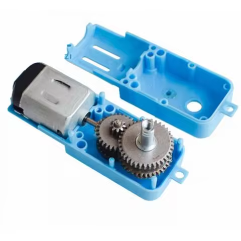 1:90 Metal Gear Motor DC 3V-6V All Metal/Half Metal Single Axis Gear Motor Robot Intelligent Vehicle