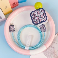 Panther Pattern Charger Protector Cover Compatible for iphone 18W/20W /25W 3 Pin Soft TPU Charger Ca