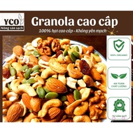 GRANOLA VIP NO OATS, MIX 5 TYPES OF WALNUTS+CA+SUPER DELICIOUS PUMPKIN SEEDS-GKY