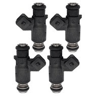4PCS Fuel Injector Nozzle 25335288 for Mercury Mariner 40HP-60HP Outboard 2-Stroke 2002-2006 Parts A