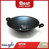 Maxim GALAXY 30CM WOK NGLX-WK30-P-TS-W Non-Stick Frying Pan BLACK DIAMOND HIGH QUALITY