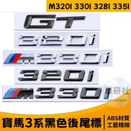 BMW BMW GT Car Logo 3 Series GT Letter Logo M320I 330I 328I 335I Black Rear Tail Logo Car Label