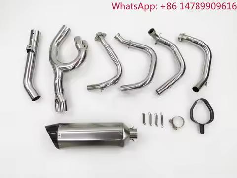 Factory Direct Selling Performance Complete Motorcycle Exhaust Pipe System For 900cc Naked Bike, Aft