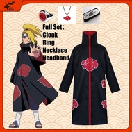 Naruto Costume Akatsuki Cloak Cosplay Sasuke Uchiha Cape Cosplay Itachi Clothing Suit