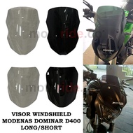 Windshield Windscreen Visor For Modenas Dominar D400 Design Long Short