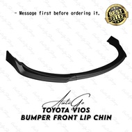 Toyota Vios 2013-2020 Bumper Front Lip Chin Body Kit (Black)