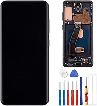 AMOLED Display Compatible with Samsung Galaxy S20 -G980 -G980F 6.2" LCD Touch Screen Display Assembl