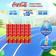 [HOẢ TỐC HCM] Lốc 24 Lon Nước giải khát Schweppes Dry Ginger Ale 320ml/Lon Sale 9.9 Coca-Cola Chính 