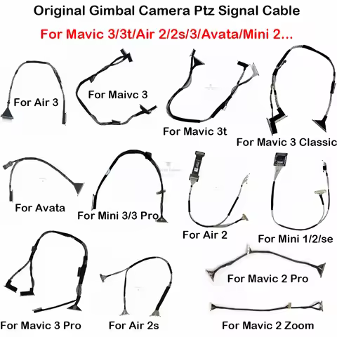 Gimbal Ptz Signal Cable for DJI Mavic 3/3T/Mini 2/Air 2/2s Mini 3 Pro/Air 3 Camera Image Transmissio