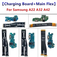 For Samsung A22 A32 A42 4G 5G A225F A226 A325F A336 A426 USB Charging Board Charger Port Flex + Main