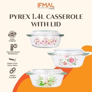 Pyrex 1.4L Casserole With LID | Made in USA | IFMAL | Ready Stock Cookware Bekas Hidangan Lauk Bertu