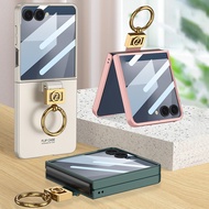 For Samsung Galaxy Flip 7 phone case, Flip 7 shell film integrated casing ring ultra-thin Flip 7 ant