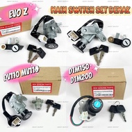 DEMAK EVO Z DV110 MV110 DTM150 DTM200 MAIN SWITCH SET SUIS KEY KUNCI