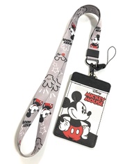 MICKEY WRG สายคล้องคอ สายคล้องบัตร ที่ใส่บัตร ซองใส่บัตร พร้อมสายคล้องคอ ลาย MICKEY WRG งานดี สวยงาม