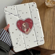 เคส iPad แบบพับได้รูปตัว Y Air6 Air7 ที่ใส่ปากกา Melody ริลักกูมะ ลูกสุนัข เคส iPad Gen10