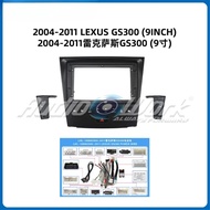 9 Inch For 2004-2011 LEXUS GS300 FRAME Car Radio Stereo GPS MP5 Android Player 2 Din Fascias Panel D