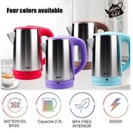 RAF Electric  Kettle Stainless Steel 2L