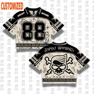 【Free Custom Name & Number】APPAREL Boxy Jersey Collar 88 Abstract Cream Series Dry-Fit UV Premium Un