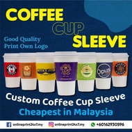 Customized Coffee Cup Sleeve Printing / Customize Cup Sleeve