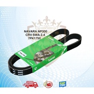 LUCAS FAN BELT FOR HONDA CRV SWA 2.4 7PK17502/CRV S9A 7PK1732/CRV SWA 2.0 7PK2061/CRV TOA 2.0 6PK207