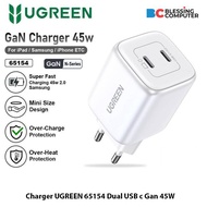 Charger UGREEN 65154 Dual USB c Gan 45W