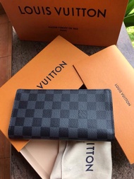 Dompet LV Louis Vuitton Brazza Damier Asli / Ori / Authentic