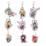 Acrylic keychain Final Fantasy VII FF7 Cloud Strife Sephiroth Zack Fair Chibi model 6cm gift backpac