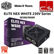 Cooler Master Elite Nex White 230V Series 80+ White Power Supply - W500 / W600