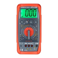 HD AT2150B Automotive Meter Tester Digital Multimeter Tachometer Cap. Temp. Tester Sensor w/ LCD Bac