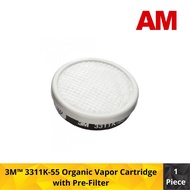3M 3311K-55 Organic Vapor Cartridge with Pre-Filter