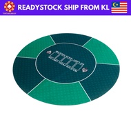 120cm Round Poker Table Mat Casino High Quality Texas Holdem Table Cloth Waterproof Poker Mat
