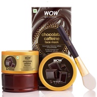 WOW Skin Science Chocolate Caffeine Face Mask, 200ml- With Cocoa Butter, Caffeine And Cocoa Powder, 
