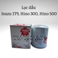 Oil filter Isuzu 1T9, Hino 300, Hino 500 - Code FC 1301