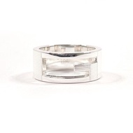 【日本直送 中古美品】9號 GUCCI 戒指 Blended Cutout G 標示尺寸 10 925銀