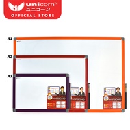 Unicorn Magnetic Whiteboard A1/A2/A3 Size PTC-A1/A2/A3 Random Colour