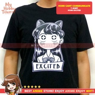 Komi Cant Communicate Anime T-Shirt - Excited Komi Neko