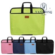 YANGYANG Files Bag Canvas Business Documents A4 Size Durable Waterproof Double Layers