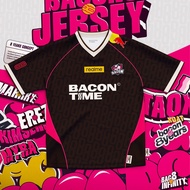 2025 New Bacon Time Jersey Summer 2025 เสื้อกีฬา แขนสั้น ทีมเบคอนไทม์