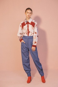 限量出清特惠 / 藍色牛仔束口褲