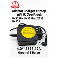 Asus Zenbook UX333FN UX333FA UX333F UX333 4.0*1.35mm 3.42A 65W Charger Adapter Original 3 Month Warr