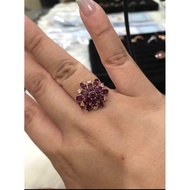 Garnet Ring S925