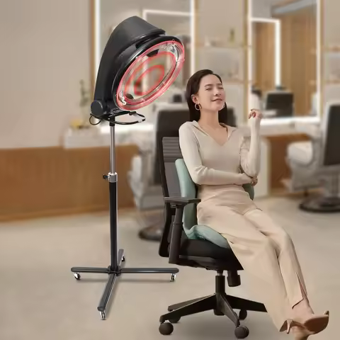 3-in-1 Hair Dryer Roller Ball with Infrared Heating Salon Perming Color Processing Styling Station,