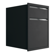 Global House MJ ตู้ลิ้นชัก 2 ชั้น รุ่น X-F6040X-GG ขนาด 48x71 ซม.สีกาไฟว์ รับประกันของเเท้!