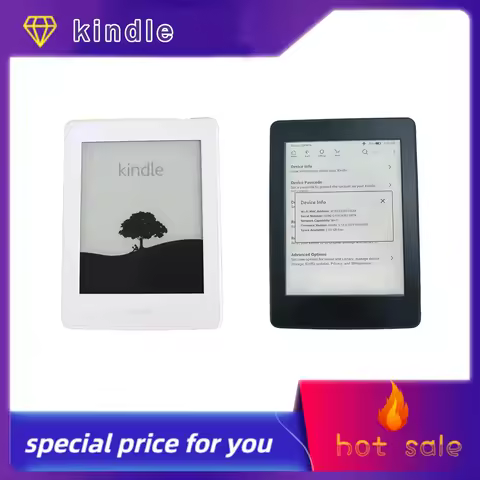Kindle PaperWhite 3 E-Book Reader 300PPI 6" 4GB KPW3 Touch Ink Screen with Backlight E-reader Regist